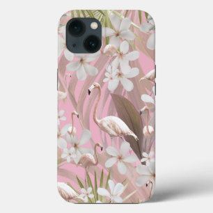 Case-Mate iPhone Case Pastel Flamant rose Jungle Love #2 #tropical #wall