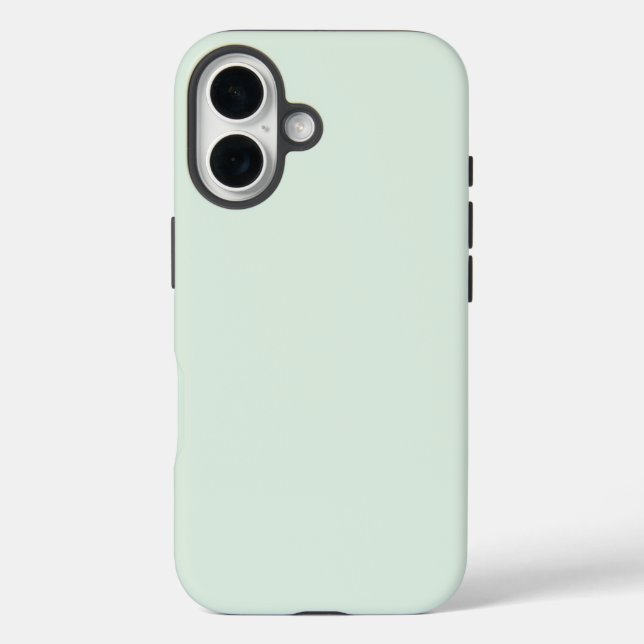 Coques Case-Mate iPhone Pastel Mint Vert couleur solide (Verso)