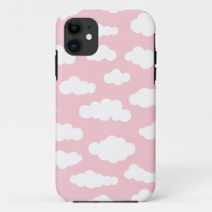 Case-Mate iPhone Case Pastel Nuages Asthétique Blanc Et Rose Art