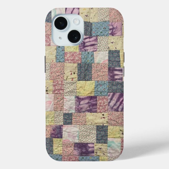 Coques Case-Mate iPhone Pastel Patchwork Quilt phone case (Verso)