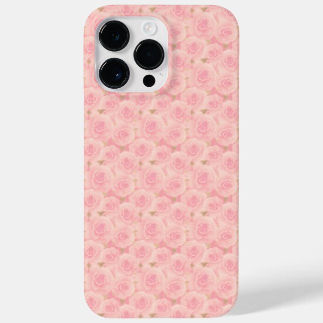 COQUES Case-Mate iPhone PASTEL PEACH ROSE (Verso)