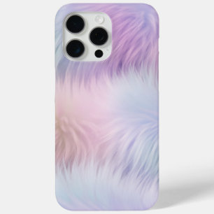 Coque iPhone 15 Pro Max Pastel Rainbow Fur