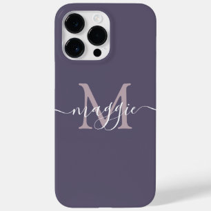 Coque Pour Pour iPhone 14 Pro Max Pastel Script Monogram Coque-Mate iPhone 14 Pro Ma