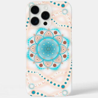 Coques iPhone 16 Pro Max Pastel turquoise et Brown