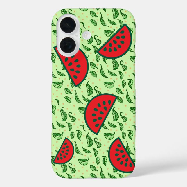 Coques Case-Mate iPhone Pastèque et feuille juteuse (Verso)