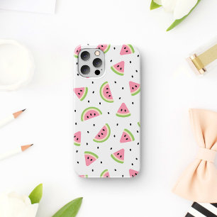 Case-Mate iPhone Case Pastèque rose, Graines de pastèque, Motif d'été