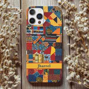 Coque Pour iPhone 16 Patchwork Anciens Africains-Américains Hommes Anni