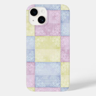 Coque Pour iPhone 14 Patchwork coloré Pastels