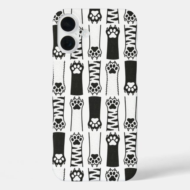 Coques Case-Mate iPhone Pâtes de chat (Verso)