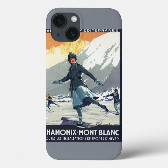 Coques Case-Mate iPhone Patinage sur glace - Poster du Promo olympique de  (Verso)
