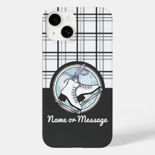 Coque Pour iPhone 14 Patinage Tartan moderne personnalisé