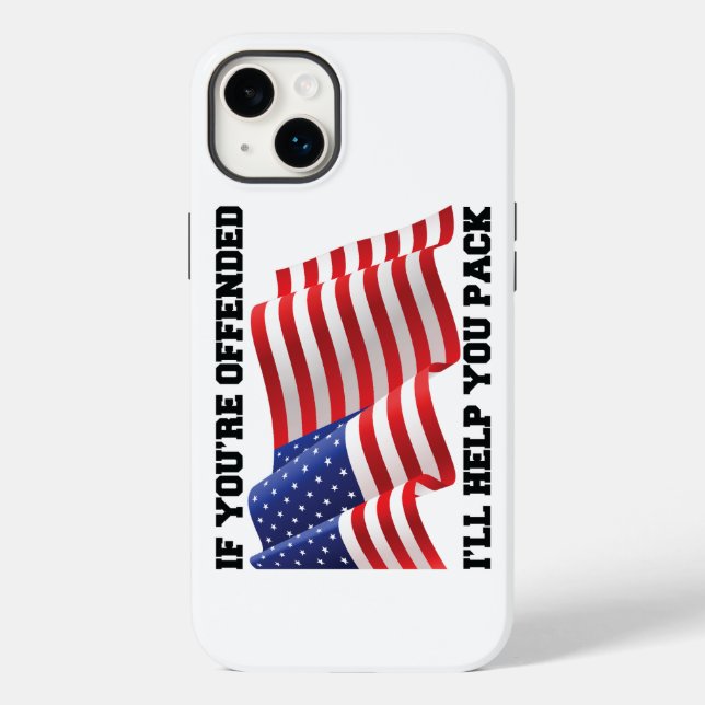 Coques Case-Mate iPhone patriote américain (Verso)