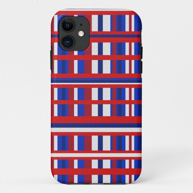 Coques Case-Mate iPhone Patriote plaid (Dos)