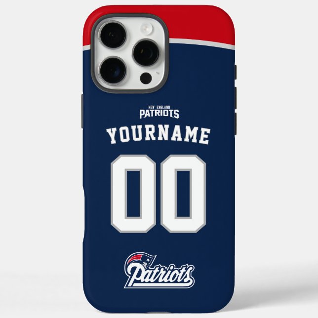 Coques Case-Mate iPhone Patriotes Personnalisés Jersey Football Américain (Verso)