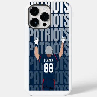 Coque Pour Pour iPhone 14 Pro Max Patriotes Personnalisés Jersey Football Américain