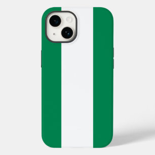 Coque Pour iPhone 14 Patriotique Apple 14 Coque-Mate, drapeau du Nigeri