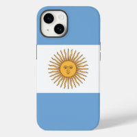 Patriotique Apple Coque-Mate, Argentine drapeau Co