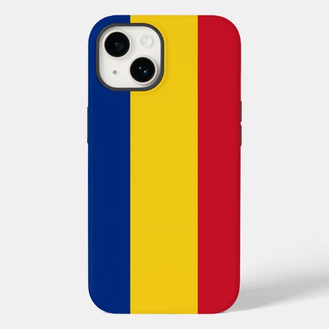 Coques Case-Mate iPhone Patriotique Apple Coque-Mate, Roumanie drapeau Coq (Verso)