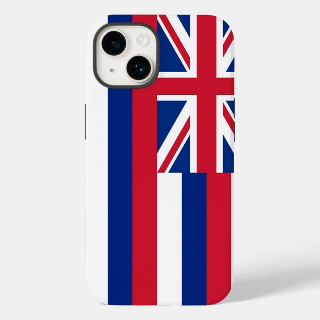 Coques Case-Mate iPhone Patriotique Apple iPhone 14 Coque-Mate, drapeau d' (Verso)