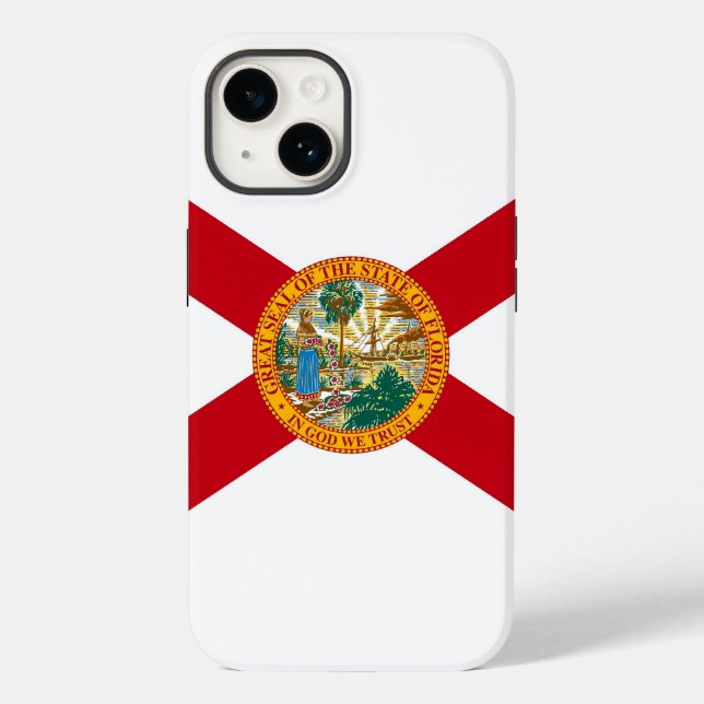 Coques Case-Mate iPhone Patriotique Apple iPhone 14 Coque-Mate, drapeau de (Verso)