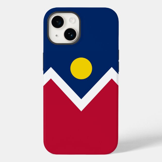 Coques Case-Mate iPhone Patriotique Apple iPhone 14 Coque-Mate, drapeau De (Verso)