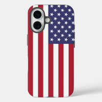 Patriotique Apple iPhone 16 Coque-Mate avec drapea