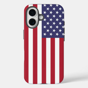 Coque Pour iPhone 16 Patriotique Apple iPhone 16 Coque-Mate avec drapea