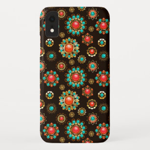 Case-Mate iPhone Case Pattern de Ethnic Brooches Seamless