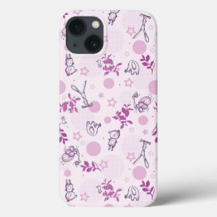 Coques Pour iPhone pattern displaying vintage baby animals