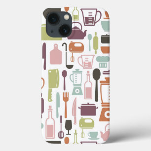Case-Mate iPhone Case Pattern with colorful cooking icons