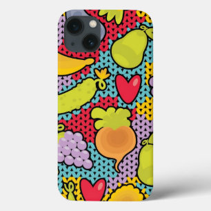 Etui iPhone 13 Pattern with fruits and vegetables