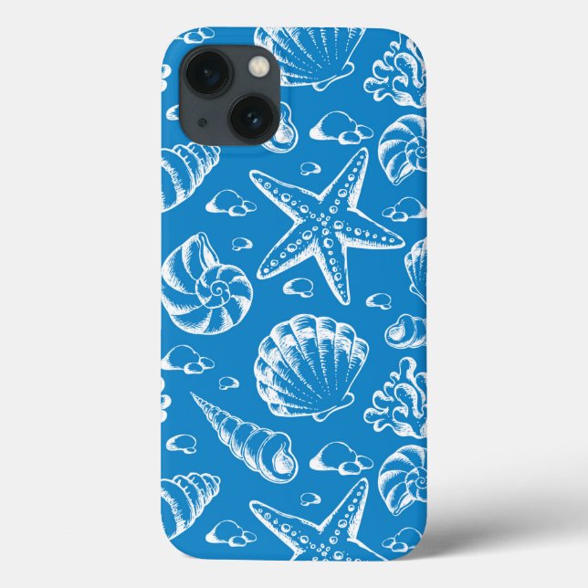 Coques Case-Mate iPhone Patters bleus (Verso)