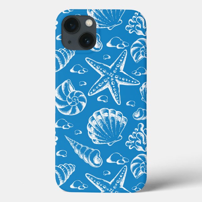 Coques Case-Mate iPhone Patters bleus (Verso)