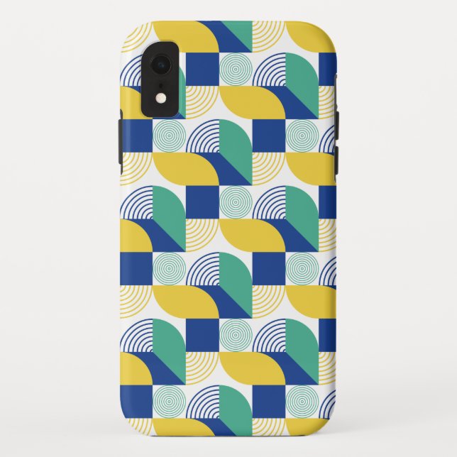 Coques Case-Mate iPhone Patters bleus (Dos)