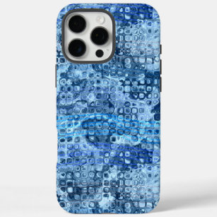 Coques iPhone 16 Pro Max Patters d'Ocean Blue Abstract