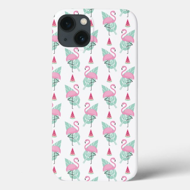 Coques Case-Mate iPhone Patters Flamingo et Watermelon Pastel (Verso)