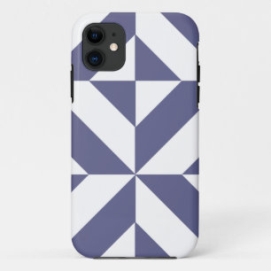 Etui iPhone Case-Mate Patters Midnight Blue Geometric Deco Cube