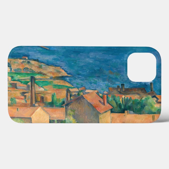 Coques Case-Mate iPhone Paul Cezanne - Baie de Marseille, vue d'Estaque (Verso (horizontal))