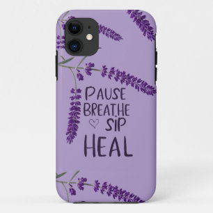 Case-Mate iPhone CASE 🌿 PAUSE. PAIER. SIP. GUÉRIR. DESIGN
