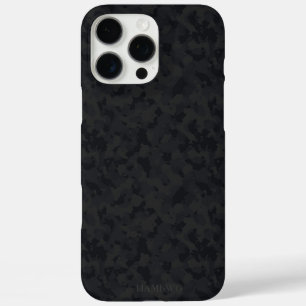 Coques iPhone 16 Pro Max Pavé HAMbWG I - Camouflage noir