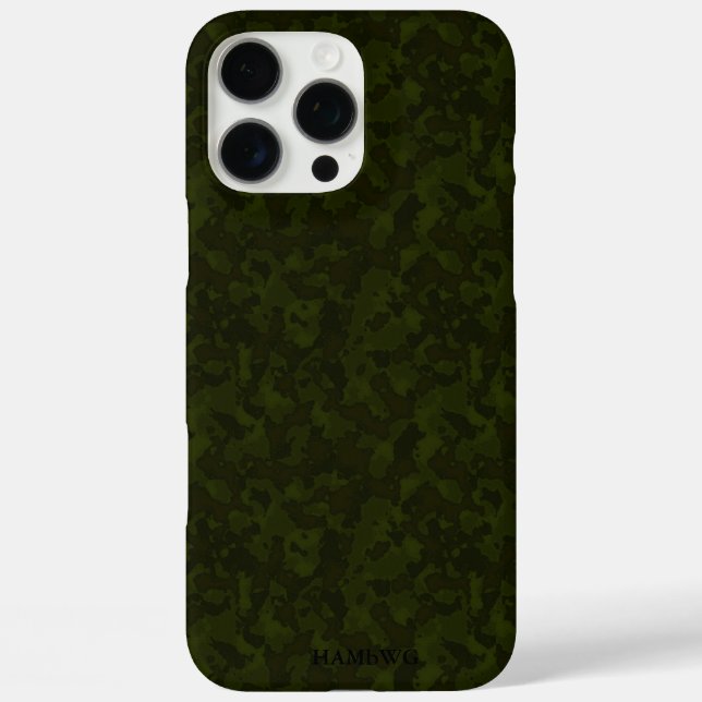 Coques Case-Mate iPhone Pavé HAMbyWG I - Camouflage vert (Verso)