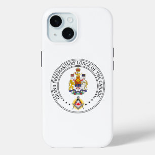 Coque Pour iPhone 15 Pavillon de franc-maçonnerie du Canada