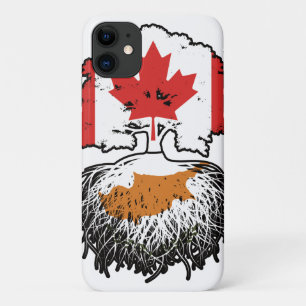 Case-Mate iPhone Case Pavillon des racines de l'arbre du Canada chypriot
