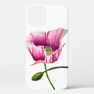 Case-Mate iPhone Case Pavot rose aquarelle jolie fleur