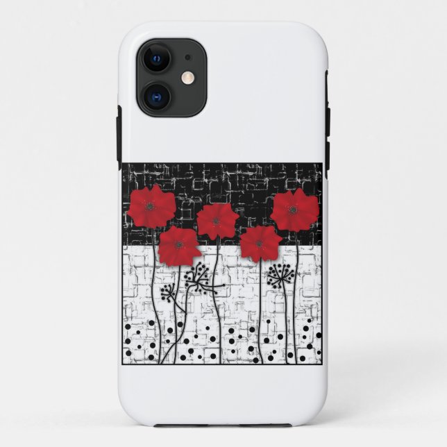 Coques Case-Mate iPhone Pavot rouge (Dos)