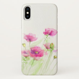 Case-Mate iPhone Case Pavots peints 3 d'aquarelle