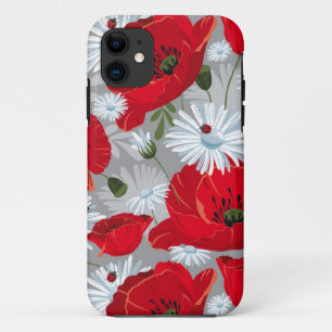 Coque Case-Mate Pour iPhone Pavots rouges