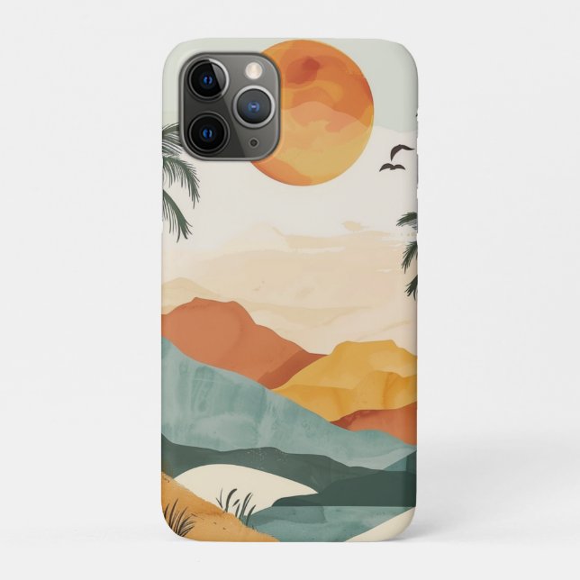 Coques Case-Mate iPhone Paysage Abstrait de Boho (16) (Dos)