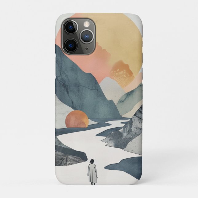 Coques Case-Mate iPhone Paysage Abstrait de Boho (2) (Dos)