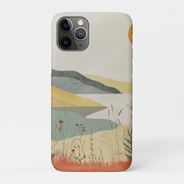Coques Case-Mate iPhone Paysage Abstrait de Boho (25) (Dos)